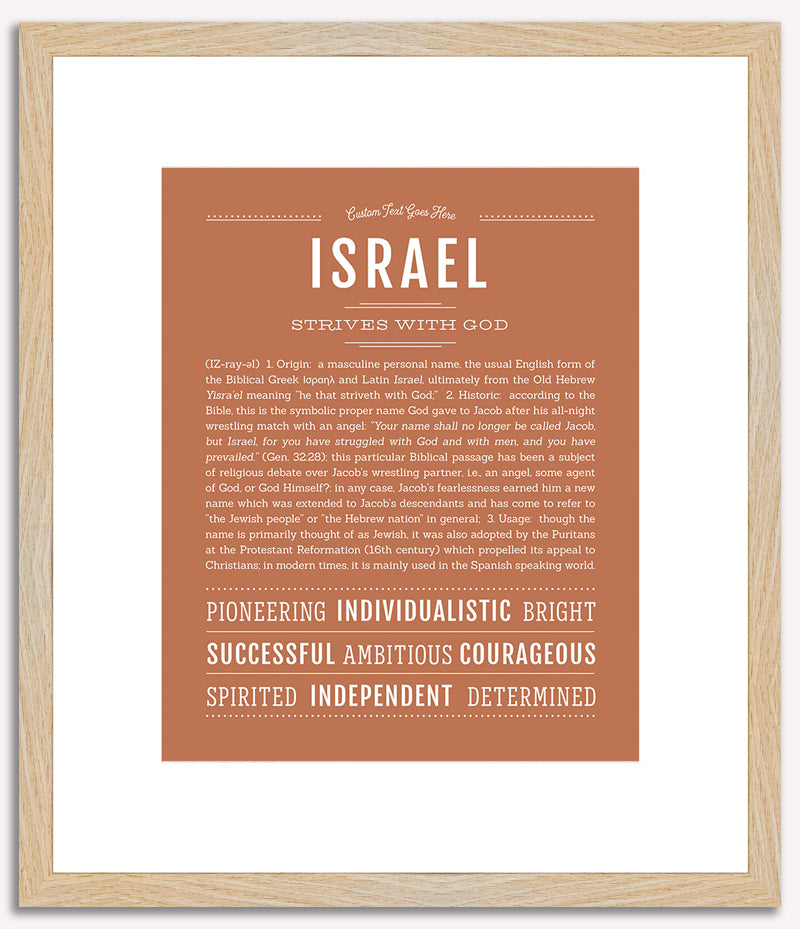 Israel | Name Art Print