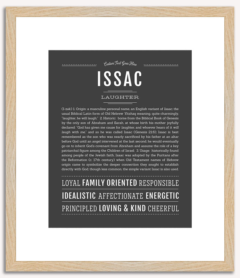 Issac | Name Art Print