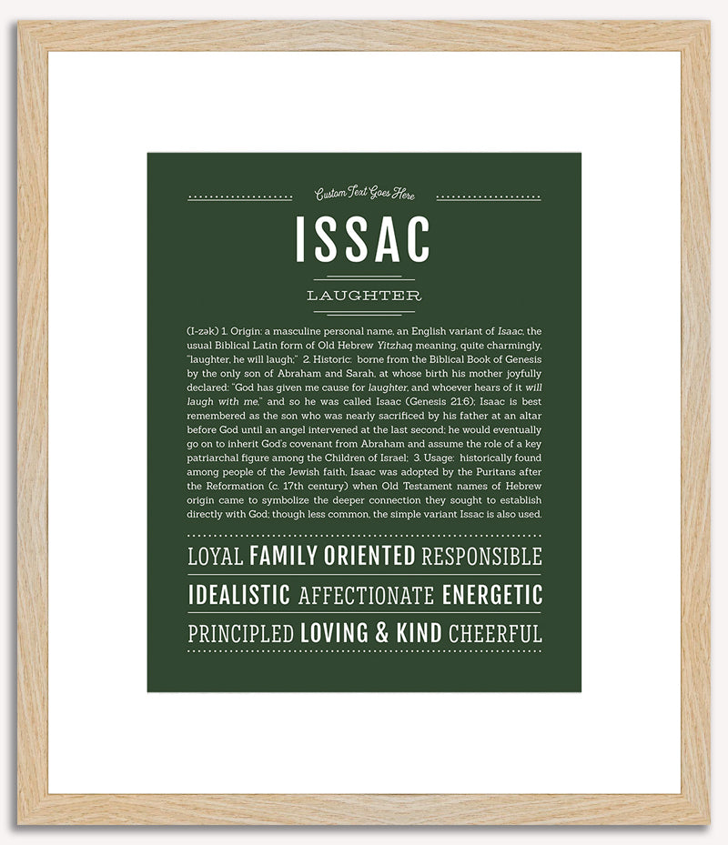 Issac | Name Art Print