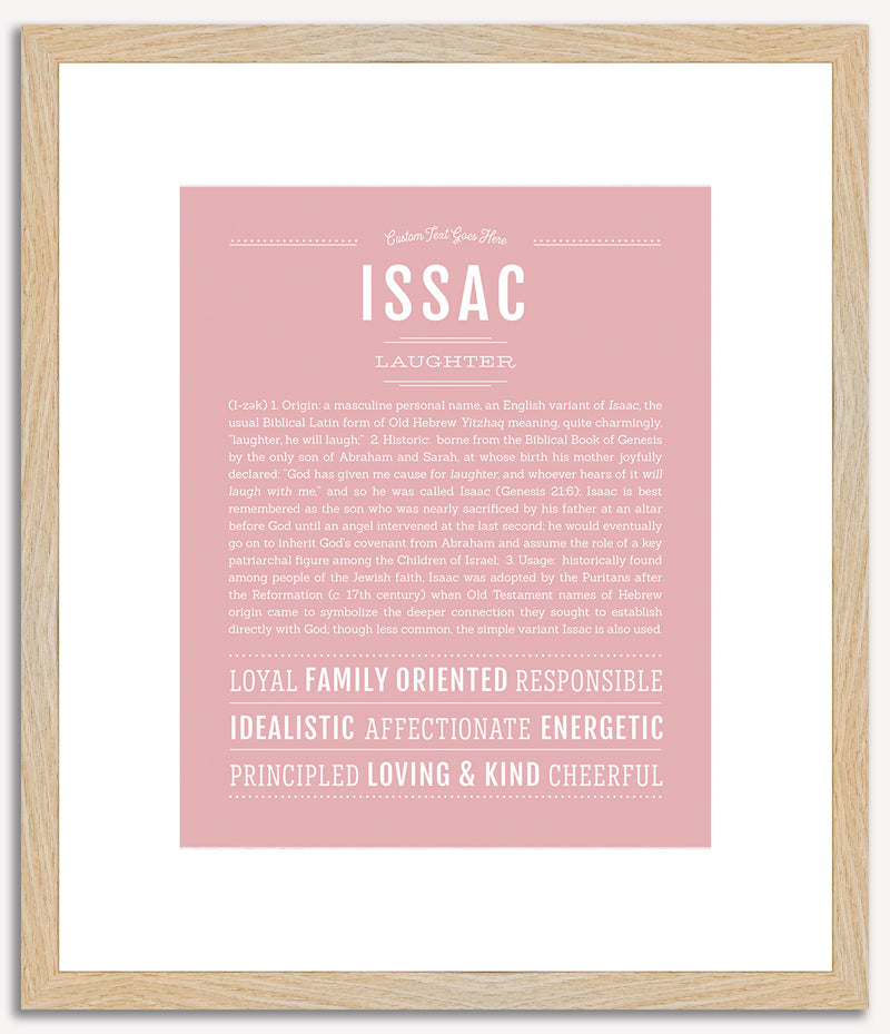 Issac | Name Art Print