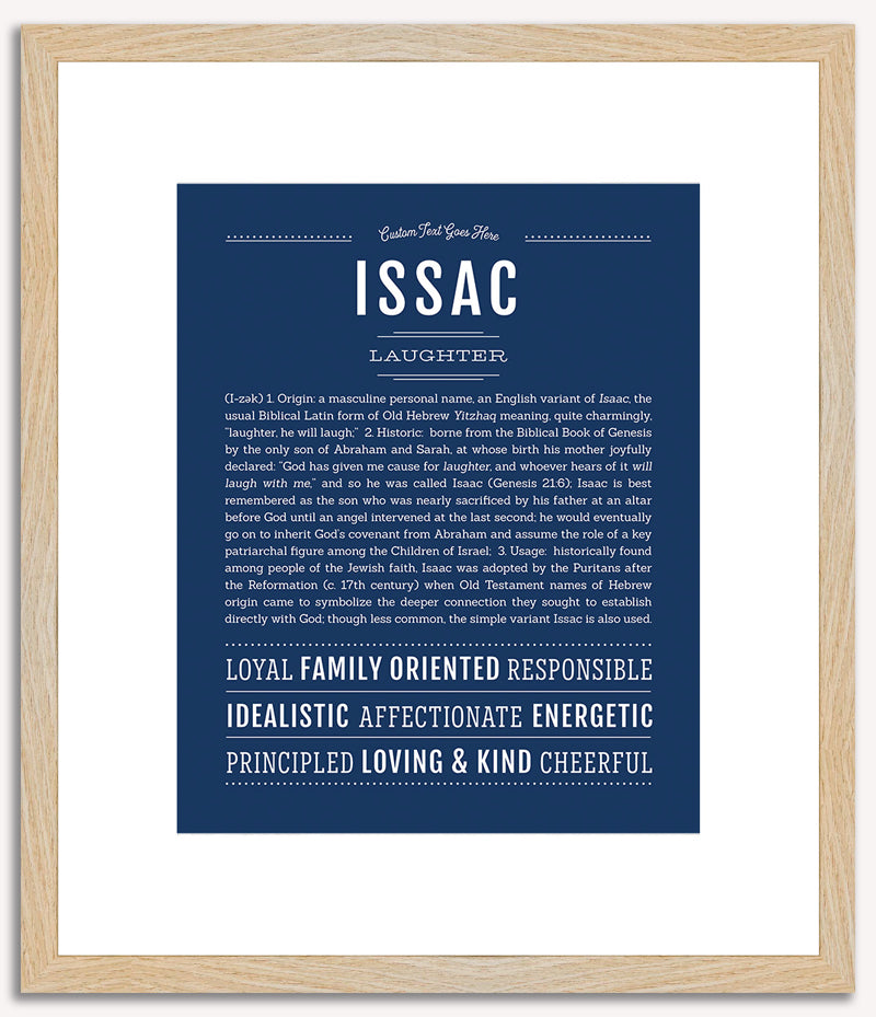 Issac | Name Art Print