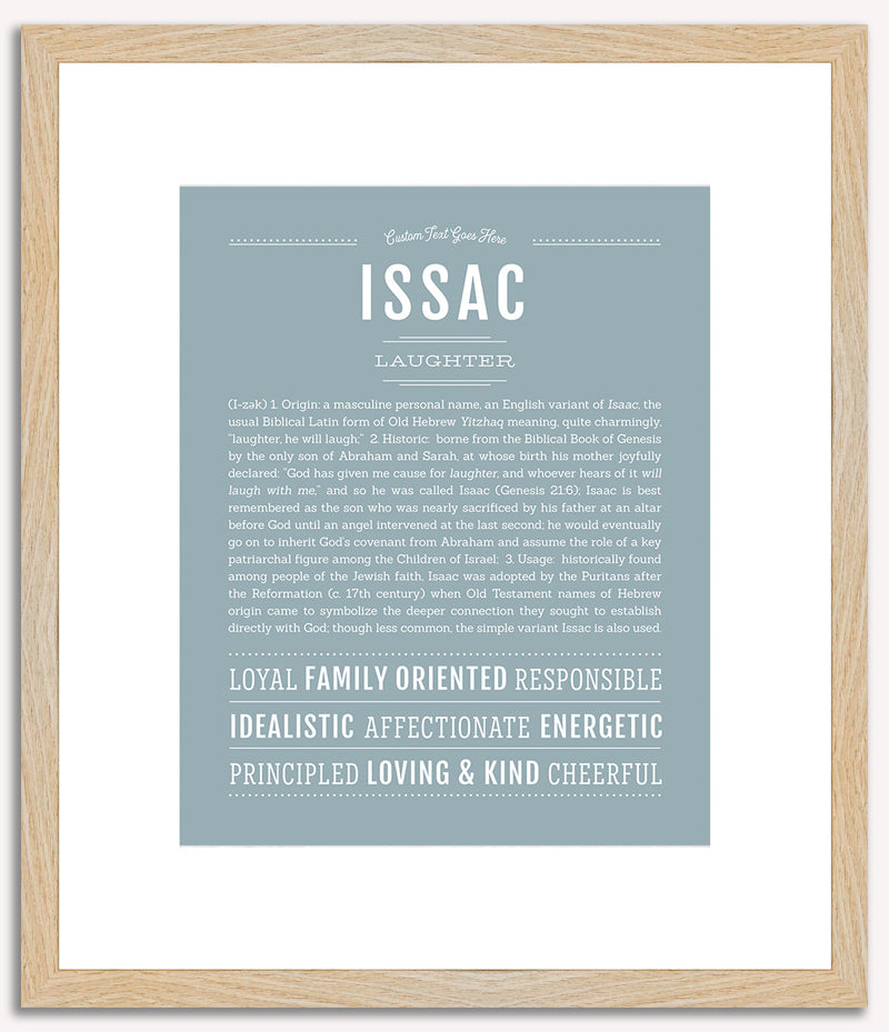 Issac | Name Art Print