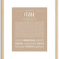 Itzel | Name Art Print