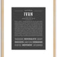 Ivan | Name Art Print