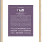 Ivan | Name Art Print