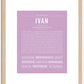 Ivan | Name Art Print