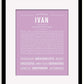 Frame Options | Lilac | Black Frame, Matted