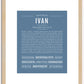 Ivan | Name Art Print