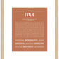 Ivan | Name Art Print