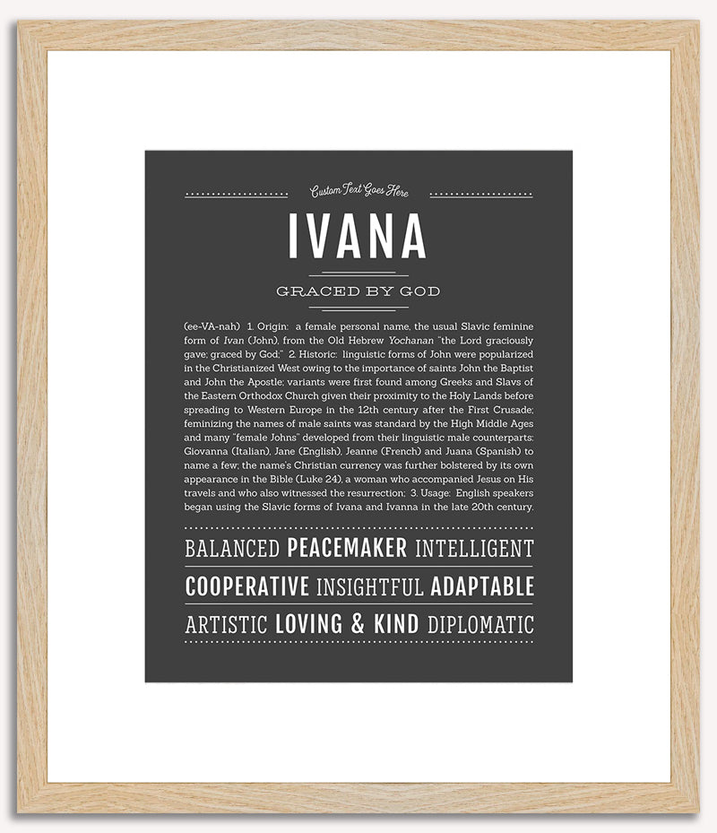 Ivana | Name Art Print