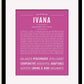 Frame Options | Dark Pink | Black Frame, Matted