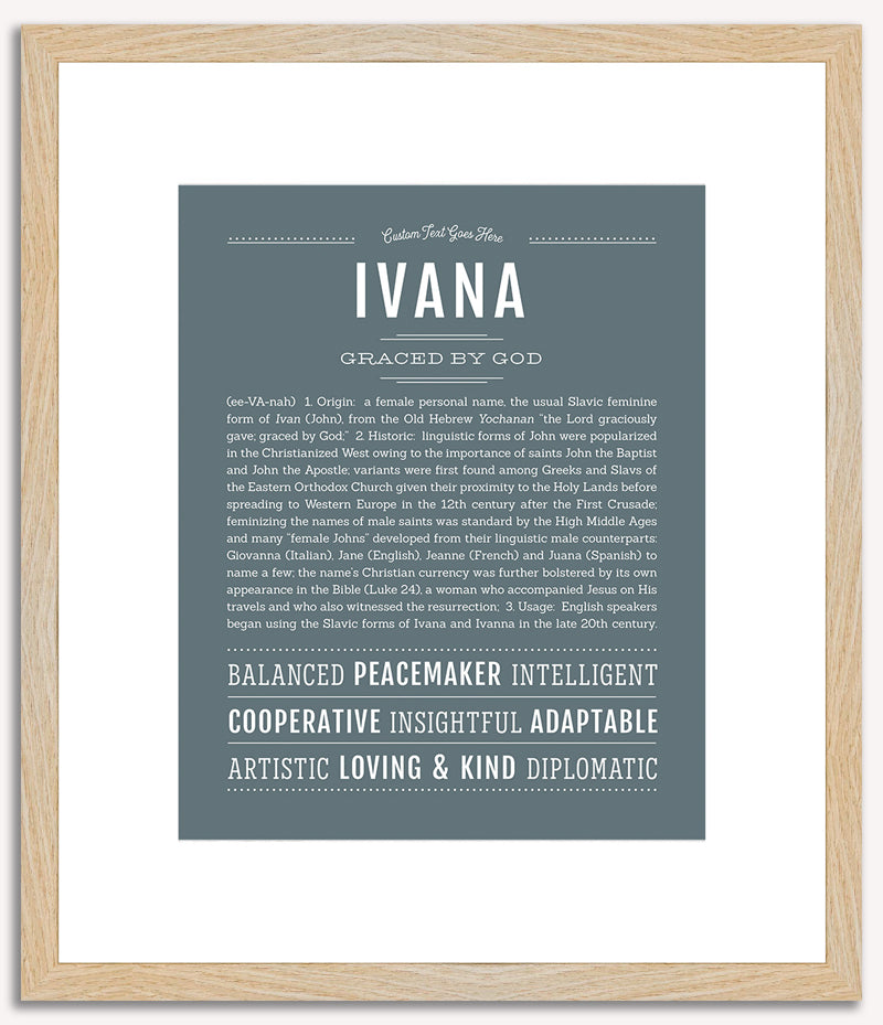 Ivana | Name Art Print