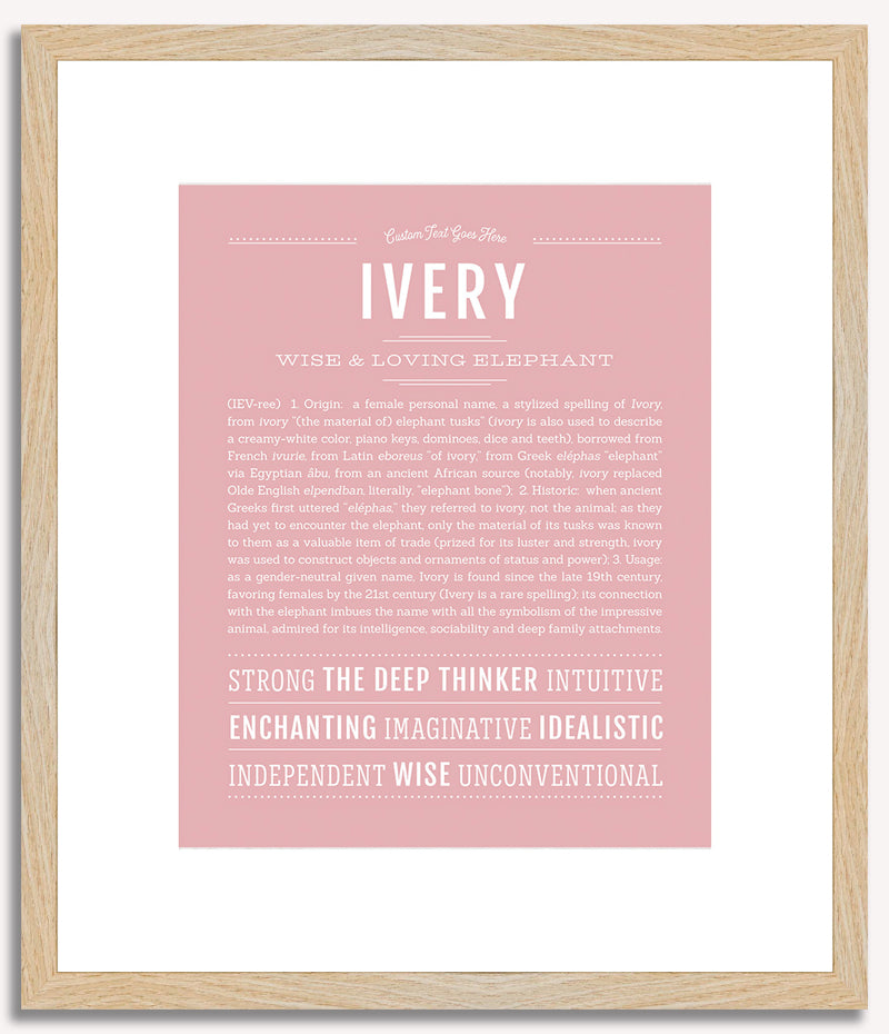 Ivery | Name Art Print