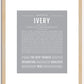 Ivery | Name Art Print