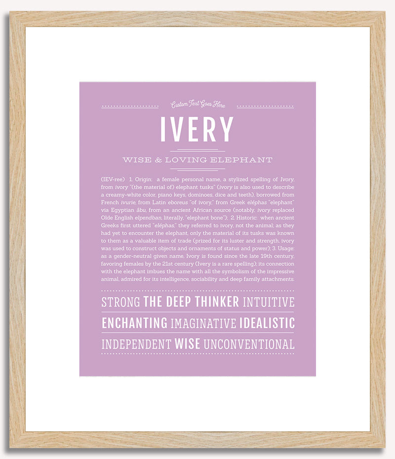 Ivery | Name Art Print