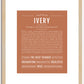 Ivery | Name Art Print