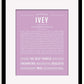 Frame Options | Lilac | Black Frame, Matted