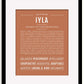 Frame Options | Terra Cotta | Black Frame, Matted