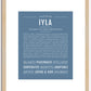 Iyla | Name Art Print