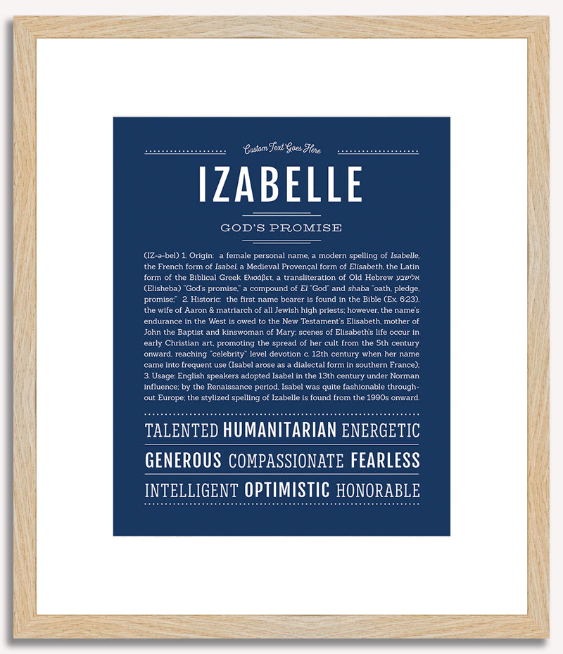 Izabelle | Name Art Print