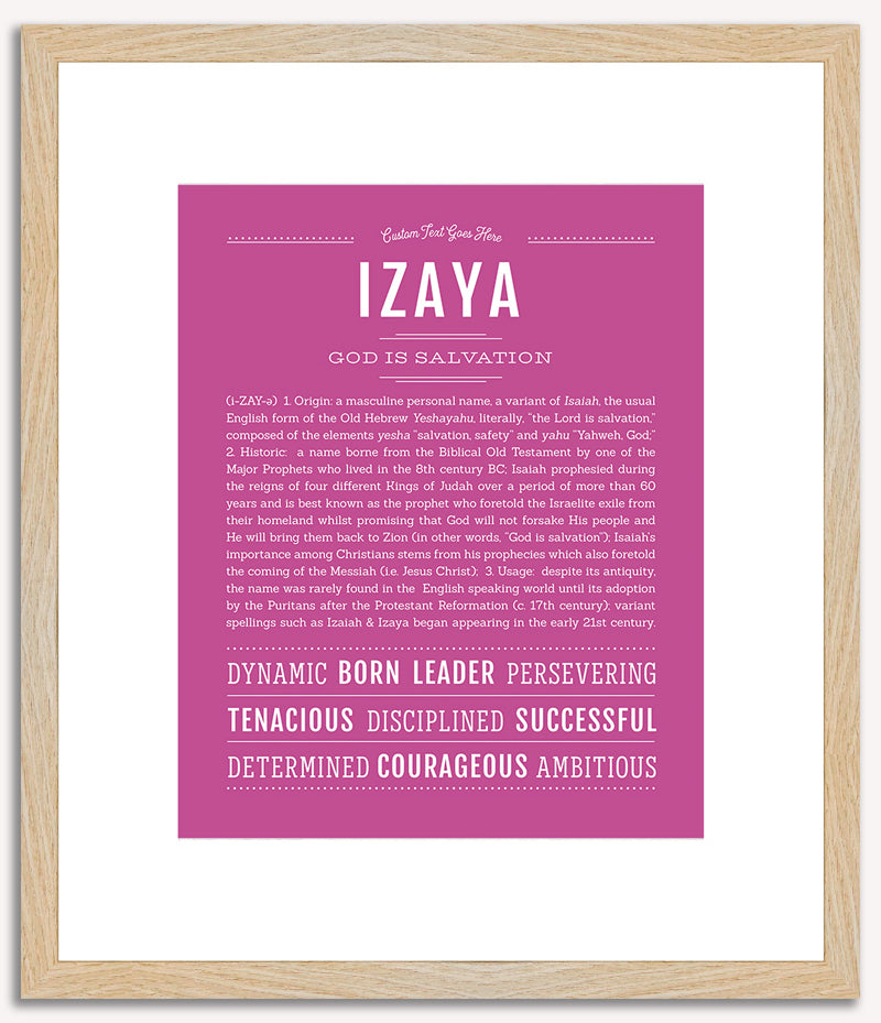 Izaya | Name Art Print