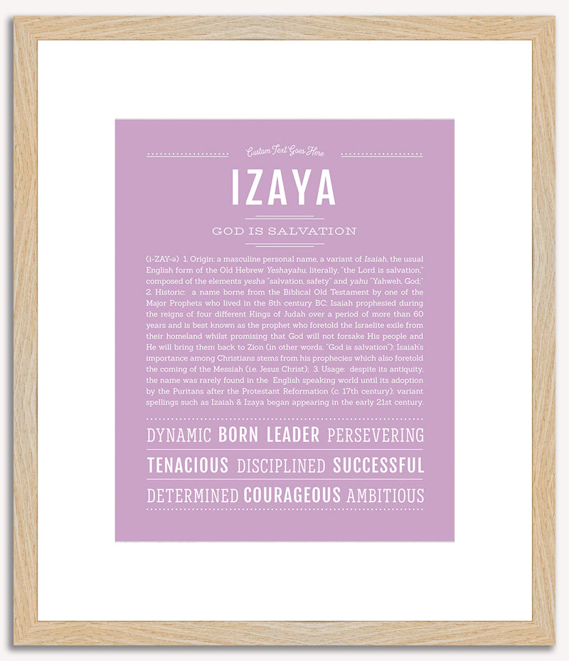 Izaya | Name Art Print