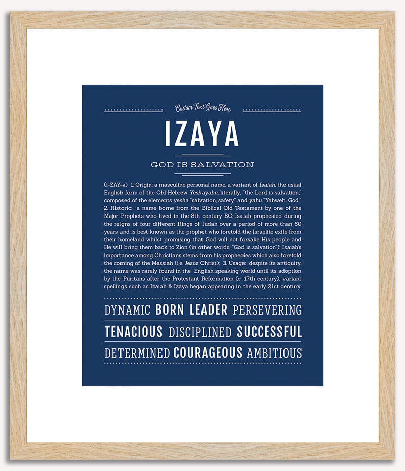 Izaya | Name Art Print