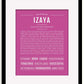 Frame Options | Dark Pink | Black Frame, Matted