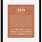 Frame Options | Terra Cotta | Black Frame, Matted