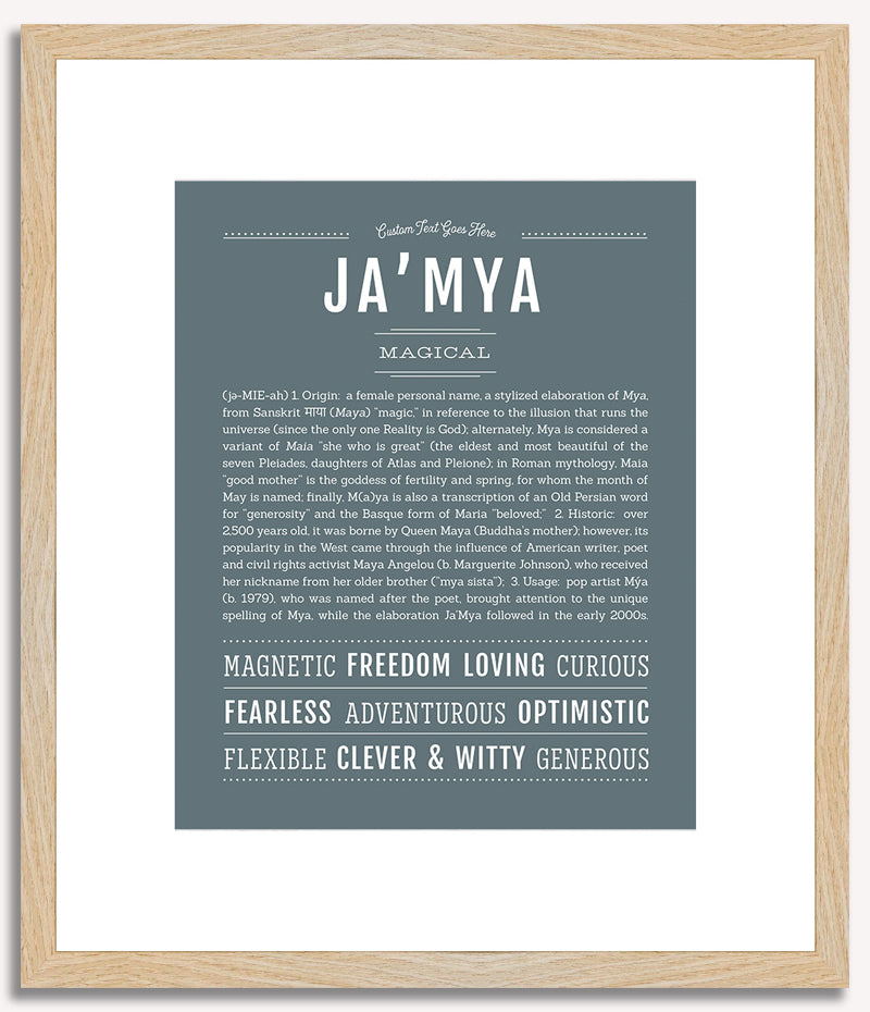 JaMya | Name Art Print