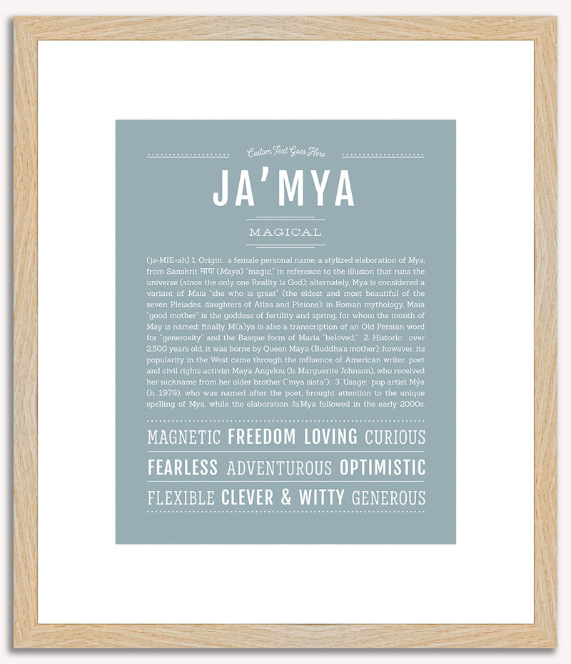 JaMya | Name Art Print