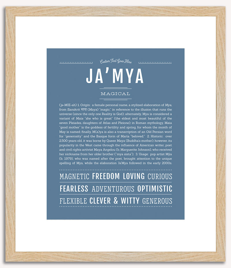 JaMya | Name Art Print