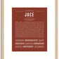 Jace | Name Art Print