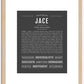 Jace | Name Art Print