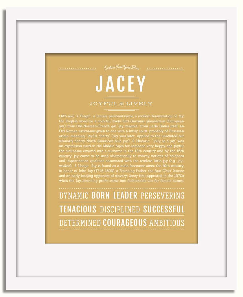 Frame Options | Matte Gold | White Frame, Matted