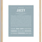 Jacey | Name Art Print