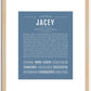 Jacey | Name Art Print