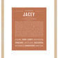 Jacey | Name Art Print