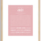 Jaci | Name Art Print