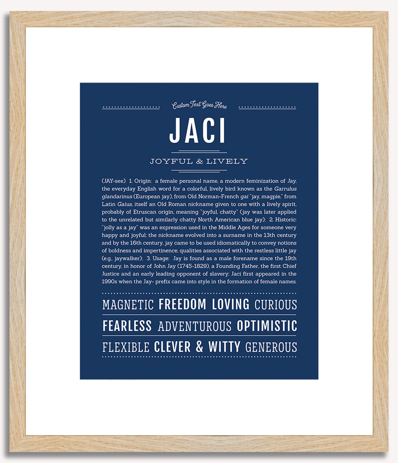 Jaci | Name Art Print