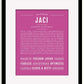 Frame Options | Dark Pink | Black Frame, Matted