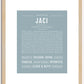 Jaci | Name Art Print