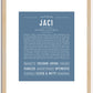 Jaci | Name Art Print