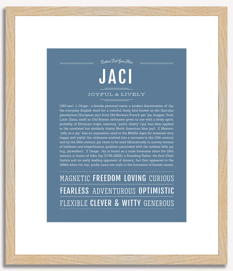 Jaci | Name Art Print