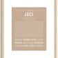 Jaci | Name Art Print