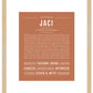 Jaci | Name Art Print