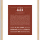 Jack | Name Art Print