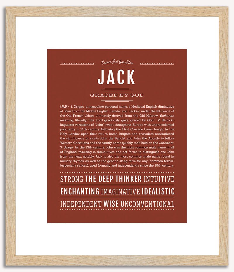 Jack | Name Art Print