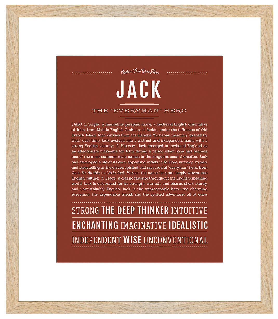Jack | Name Art Print