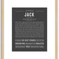 Jack | Name Art Print